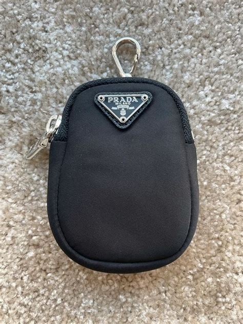 prada clip on pouch